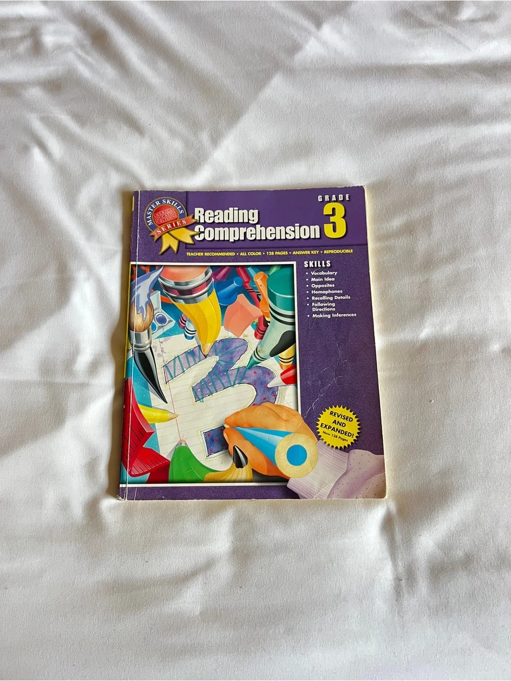 Master Skills Reading Comprehension Grade 3 Workbook ISBN 156189043X